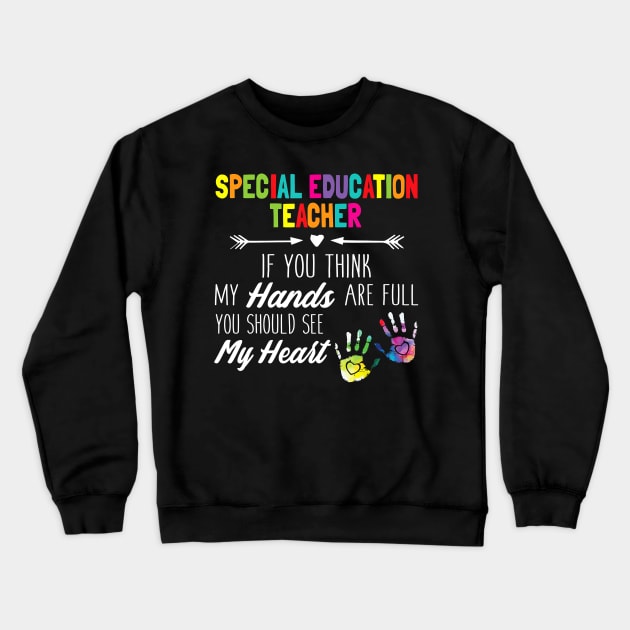 Special Education Teacher SPED Squad Special Ed T-Shirt Crewneck Sweatshirt by johnbbmerch